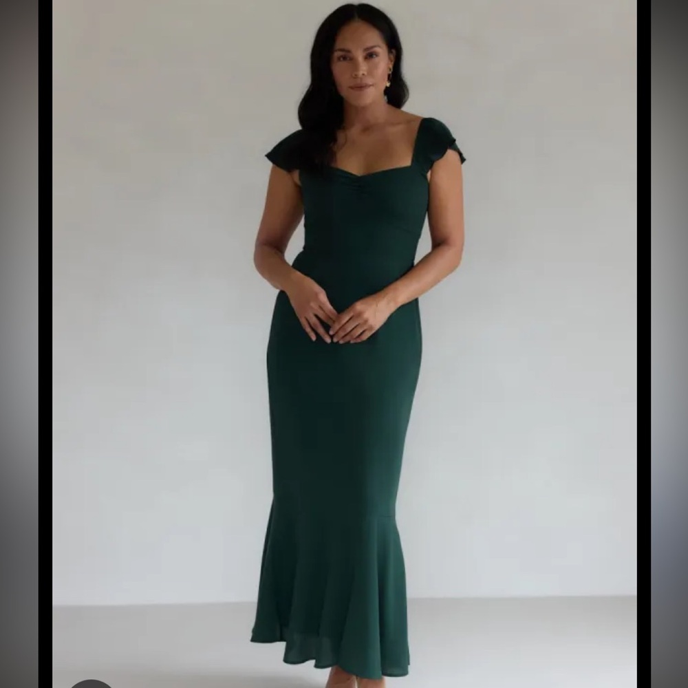 Park & Fifth Forest Green Maxi Dress